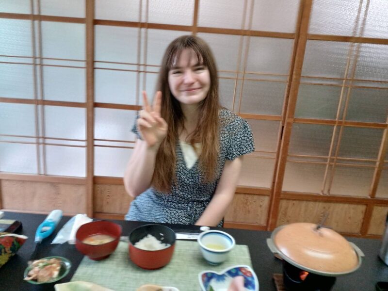 アメリカからのお客様｜宮崎県えびの市の鯉料理加久藤温泉